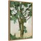 Green Tree Line I by PI Gallerie 16-in. W x 23-in. H. Canvas Wall Art Print Framed in Natural